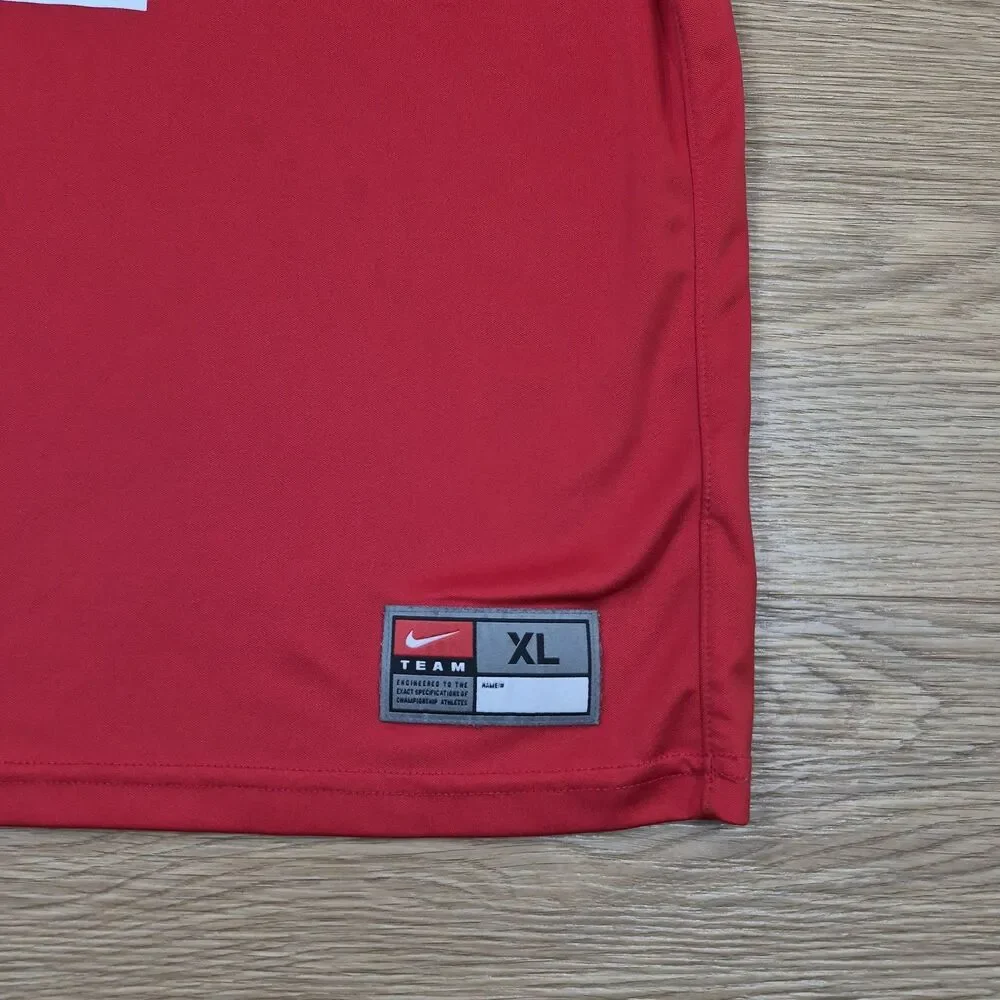 Nike Ohio State Buckeyes College Football Jersey University Red Womens Size XL